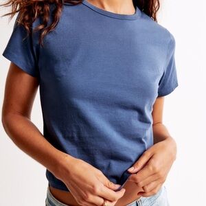 ABERCROMBIE Essential Polished Body-Skimming Tee